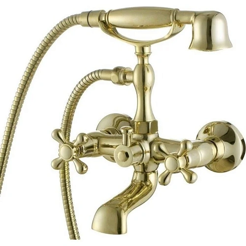 Смеситель для ванны Kaiser 44222-3/44223-3 GOLD с душем Смеситель для ванны Kaiser 44222-3/44223-3 GOLD с душем
