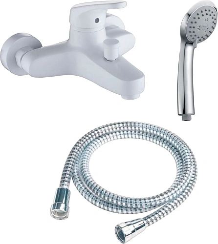 Смеситель для ванны Kaiser 55022-4 белый Смеситель для ванны Kaiser 55022-4 белый