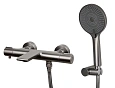 Смеситель для ванны Kaiser Serio 05322-15 с термостатом Вороненая сталь Смеситель для ванны Kaiser Serio 05322-15 с термостатом Вороненая сталь