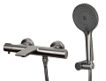 Смеситель для ванны Kaiser Serio 05322-15 с термостатом Вороненая сталь Смеситель для ванны Kaiser Serio 05322-15 с термостатом Вороненая сталь