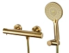 Смеситель для ванны Kaiser Serio 05377-3 с термостатом Шлифованное золото