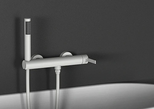 Смеситель для ванны Kaiser Serio 05477-4 Белый матовый Смеситель для ванны Kaiser Serio 05477-4 Белый матовый