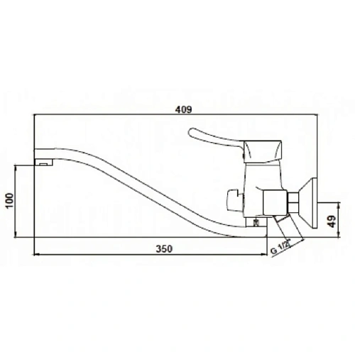 Смеситель для ванны Kaiser Verona 29055B 29055В Смеситель для ванны Kaiser Verona 29055B 29055В