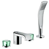 Смеситель для ванны Kludi Joop! 55424H705 хром/зеленый хрусталь Смеситель для ванны Kludi Joop! 55424H705 хром/зеленый хрусталь