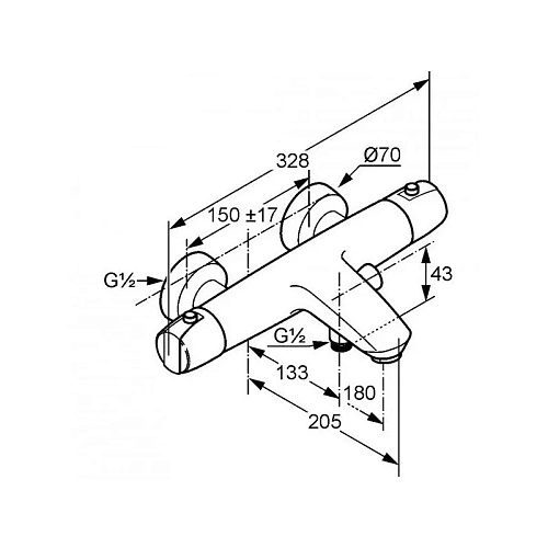 Смеситель для ванны Kludi mx 354310538 с термостатом DN 15 354310538DN 15 Смеситель для ванны Kludi mx 354310538 с термостатом DN 15 354310538DN 15