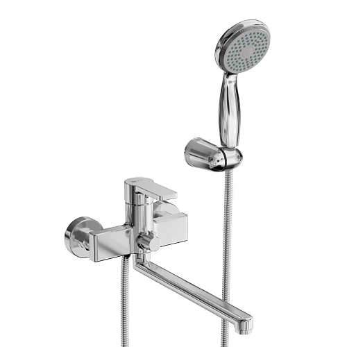 Смеситель для ванны Lemark Aura LM0651CH универсальный , хром Смеситель для ванны Lemark Aura LM0651CH универсальный , хром