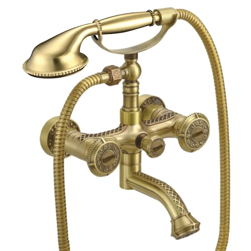 Смеситель для ванны Lemark Jasmine LM6614B, бронза Смеситель для ванны Lemark Jasmine LM6614B, бронза