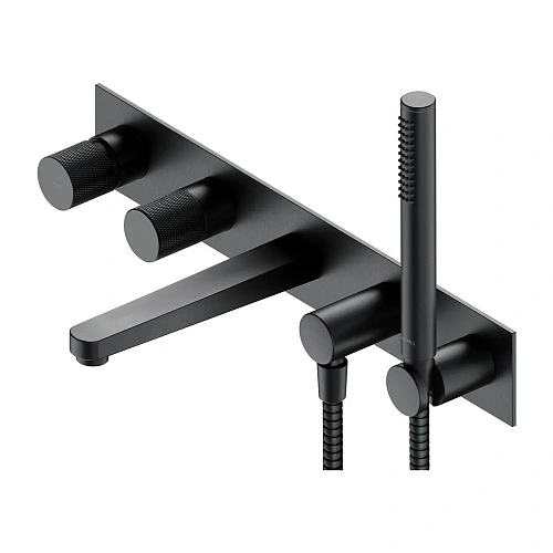 Смеситель для ванны OMNIRES CONTOUR CT8037/1AT (антрацит) скрытого монтажа Смеситель для ванны OMNIRES CONTOUR CT8037/1AT (антрацит) скрытого монтажа