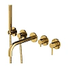 Смеситель для ванны OMNIRES Y Y1237/1GL золото скрытого монтажа Смеситель для ванны OMNIRES Y Y1237/1GL золото скрытого монтажа