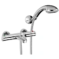 Смеситель для ванны Paini Cooper 80CR105TH с аксессуаром Смеситель для ванны Paini Cooper 80CR105TH с аксессуаром