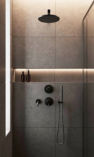 Смеситель для ванны Paini Dax 84CR105TH с термостатом и аксессуаром Смеситель для ванны Paini Dax 84CR105TH с термостатом и аксессуаром