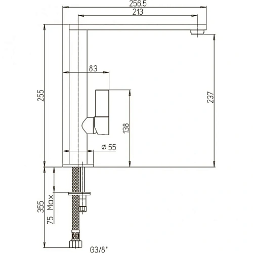 Смеситель для ванны Paini Dax 84PZ6911R встраиваемый, черный матовый Смеситель для ванны Paini Dax 84PZ6911R встраиваемый, черный матовый