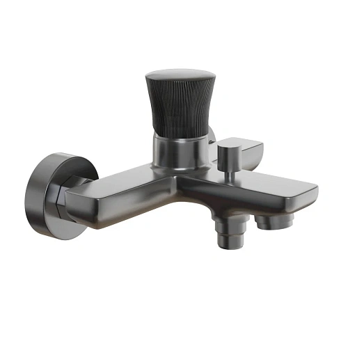 Смеситель для ванны Paini Domus 18PZ111PZ18GJAPI черный матовый Смеситель для ванны Paini Domus 18PZ111PZ18GJAPI черный матовый