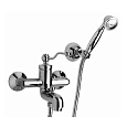 Смеситель для ванны Paini Duomo 88CR105KM с аксессуаром Смеситель для ванны Paini Duomo 88CR105KM с аксессуаром