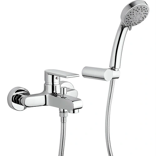 Смеситель для ванны Paini Ghibli 44CR105E с аксессуаром Смеситель для ванны Paini Ghibli 44CR105E с аксессуаром