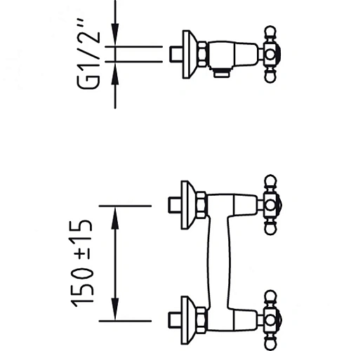 Смеситель для ванны Paini Lady 89YO105TH с термостатом и аксессуаром, черный Смеситель для ванны Paini Lady 89YO105TH с термостатом и аксессуаром, черный