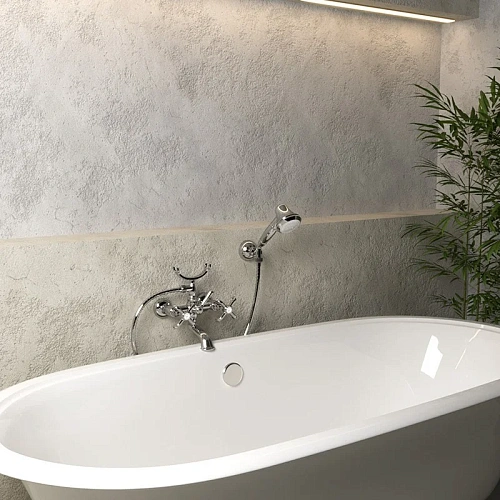 Смеситель для ванны Paini Ornellaia 87CR105 с аксессуаром Смеситель для ванны Paini Ornellaia 87CR105 с аксессуаром