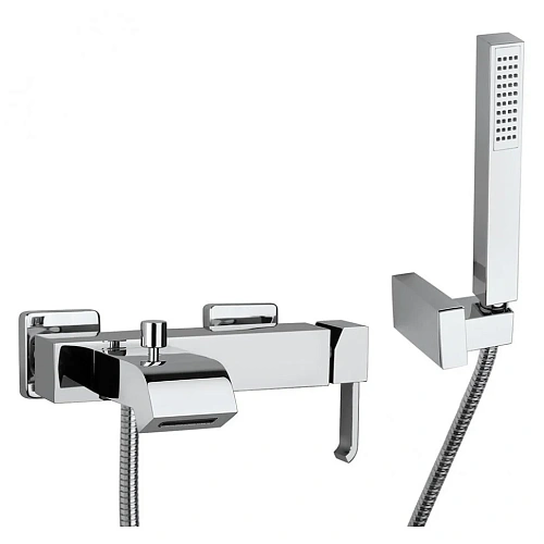 Смеситель для ванны Paini Q 19CR105KM с аксессуаром Смеситель для ванны Paini Q 19CR105KM с аксессуаром