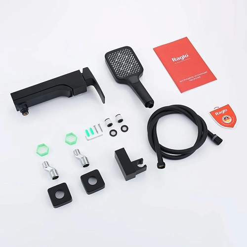 Смеситель для ванны Raglo R02.30.06, черный Смеситель для ванны Raglo R02.30.06, черный