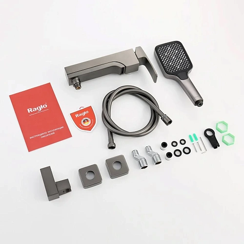 Смеситель для ванны Raglo R02.30.09, графит Смеситель для ванны Raglo R02.30.09, графит