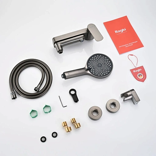 Смеситель для ванны Raglo R03.30.09, графит Смеситель для ванны Raglo R03.30.09, графит