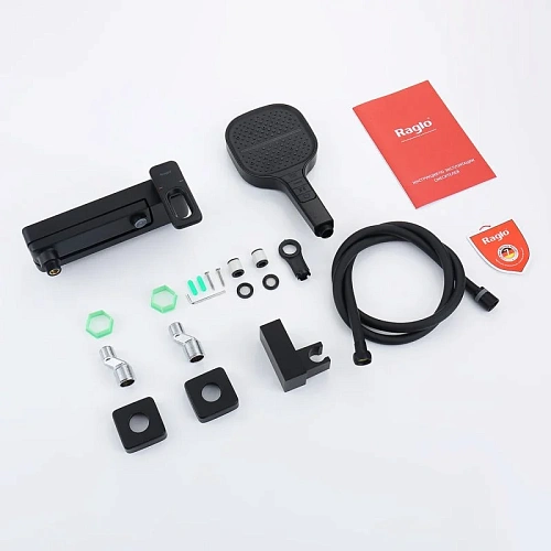 Смеситель для ванны Raglo R51.30.06, черный Смеситель для ванны Raglo R51.30.06, черный