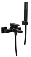 Смеситель для ванны Remer Absolute AU02NO, черный матовый Смеситель для ванны Remer Absolute AU02NO, черный матовый