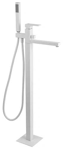 Смеситель для ванны Remer Absolute AU08BO, белый матовый Смеситель для ванны Remer Absolute AU08BO, белый матовый