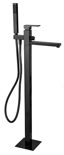 Смеситель для ванны Remer Absolute AU08CFP, чёрный брашированный хром Смеситель для ванны Remer Absolute AU08CFP, чёрный брашированный хром