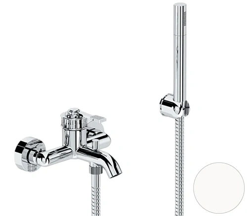 Смеситель для ванны Remer Atelier AL02BO, белый матовый Смеситель для ванны Remer Atelier AL02BO, белый матовый
