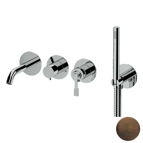 Смеситель для ванны Remer Atelier AL53D2PWBBR, бронза масляная Смеситель для ванны Remer Atelier AL53D2PWBBR, бронза масляная