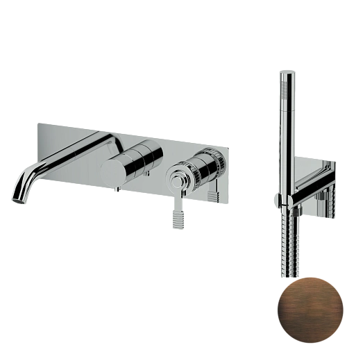 Смеситель для ванны Remer Atelier AL53D2WBBR, бронза масляная Смеситель для ванны Remer Atelier AL53D2WBBR, бронза масляная