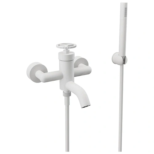 Смеситель для ванны Remer Chrono CH02BO, белый матовый Смеситель для ванны Remer Chrono CH02BO, белый матовый