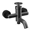 Смеситель для ванны Remer Chrono CH05CFP, черный брашированный хром Смеситель для ванны Remer Chrono CH05CFP, черный брашированный хром