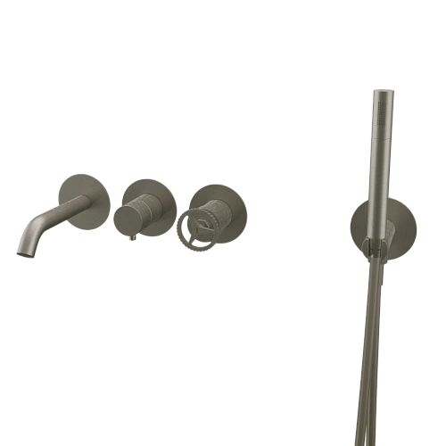 Смеситель для ванны Remer Chrono CH53D2PXV, сталь Смеситель для ванны Remer Chrono CH53D2PXV, сталь