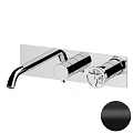 Смеситель для ванны Remer Chrono CH54D3NO, черный матовый Смеситель для ванны Remer Chrono CH54D3NO, черный матовый