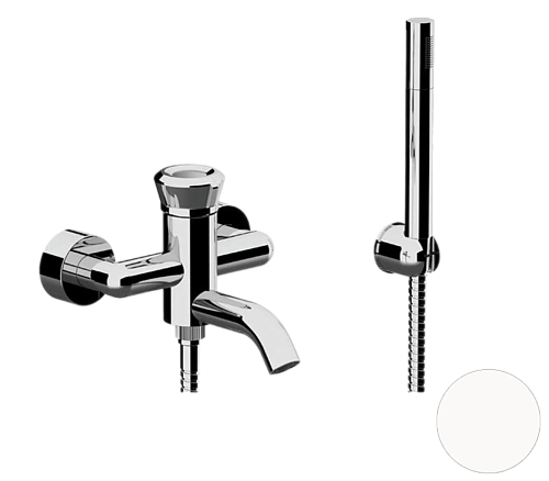 Смеситель для ванны Remer Element ET02BO, белый матовый Смеситель для ванны Remer Element ET02BO, белый матовый