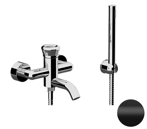 Смеситель для ванны Remer Element ET02NO, черный матовый Смеситель для ванны Remer Element ET02NO, черный матовый