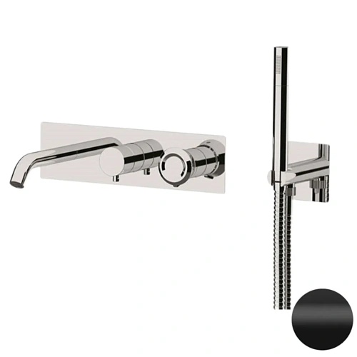 Смеситель для ванны Remer Element ET53D2NO, черный матовый Смеситель для ванны Remer Element ET53D2NO, черный матовый