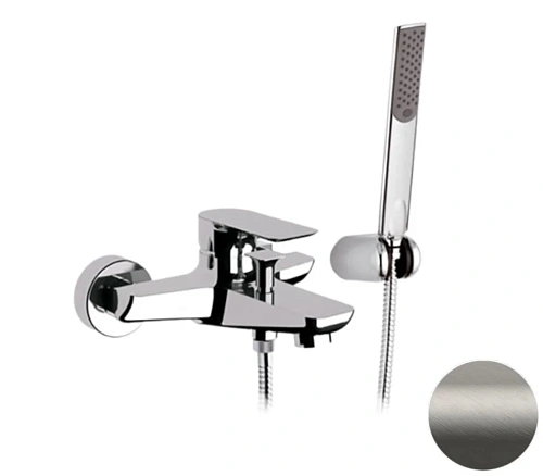 Смеситель для ванны Remer Infinity I02NPO, никель матовый брашированный Смеситель для ванны Remer Infinity I02NPO, никель матовый брашированный