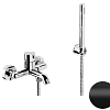 Смеситель для ванны Remer Metrica MC02NO, черный матовый Смеситель для ванны Remer Metrica MC02NO, черный матовый
