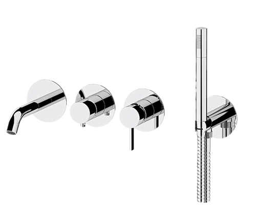 Смеситель для ванны Remer Metrica MC53D2P Смеситель для ванны Remer Metrica MC53D2P