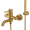 Смеситель для ванны Remer X Style X02BG, золото брашированное Смеситель для ванны Remer X Style X02BG, золото брашированное