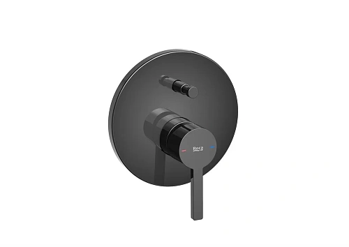 Смеситель для ванны Roca Naia скрытого монтажа, PVD, titanium black 5A0B96CN0 Смеситель для ванны Roca Naia скрытого монтажа, PVD, titanium black 5A0B96CN0