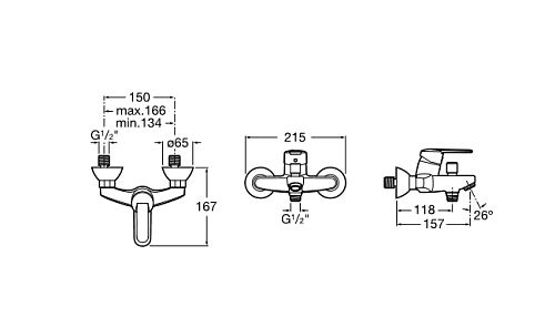 Смеситель для ванны Roca Victoria 5A0225C0M Смеситель для ванны Roca Victoria 5A0225C0M