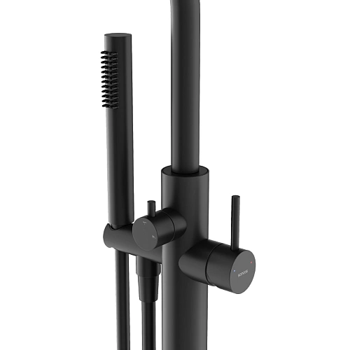 Смеситель для ванны Sancos Etna SC9009MB напольный, черный матовый Смеситель для ванны Sancos Etna SC9009MB напольный, черный матовый