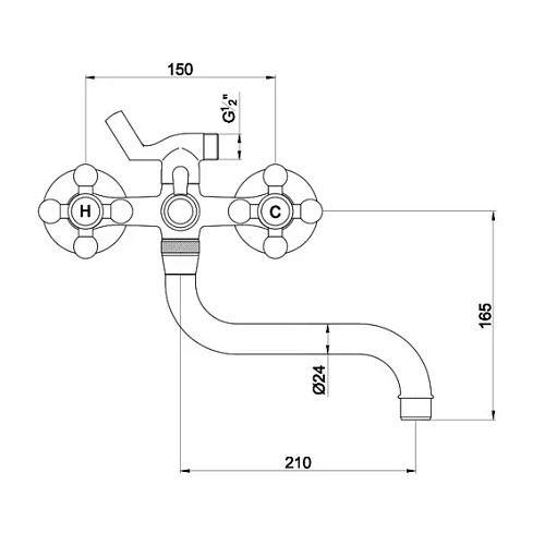 Смеситель для ванны Timo Aviator 0074Y-CR хром 0074Y-CR chrome Смеситель для ванны Timo Aviator 0074Y-CR хром 0074Y-CR chrome