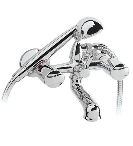 Смеситель для ванны Vidima Style BA137AA с душевым гарнитуром, хром Смеситель для ванны Vidima Style BA137AA с душевым гарнитуром, хром