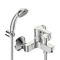 Смеситель для ванны Vidima Uno BA238AA с душевым гарнитуром, хром Смеситель для ванны Vidima Uno BA238AA с душевым гарнитуром, хром