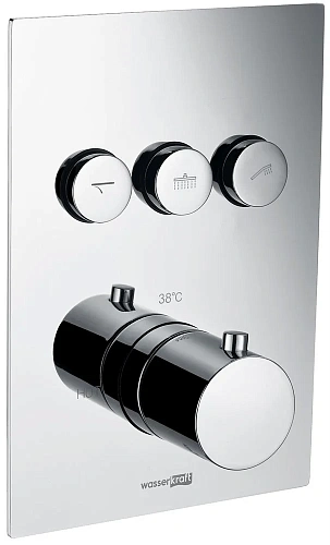 Смеситель для ванны Wasserkraft 1944 Thermo термостатический 1944T Смеситель для ванны Wasserkraft 1944 Thermo термостатический 1944T